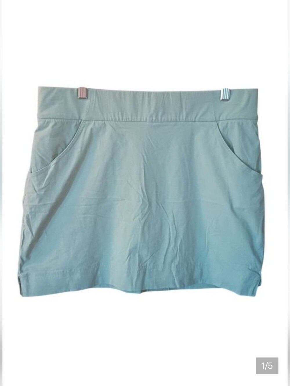Columbia Women Large Lychee Light Green Casual Breathable "Anytime" Skort